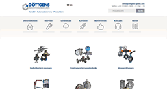 Desktop Screenshot of goettgens-gmbh.com